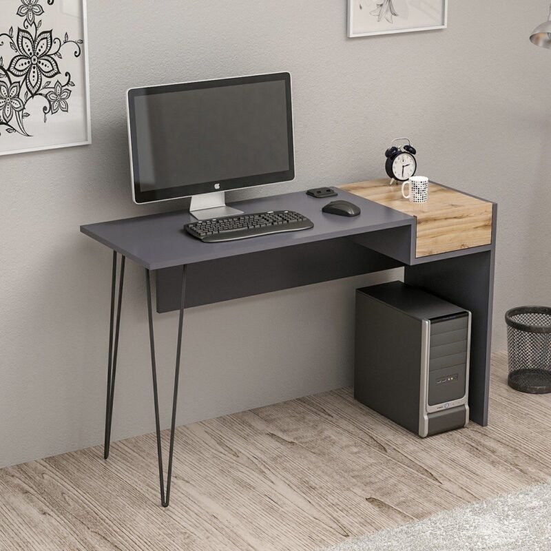 مكتب لون رمادي في بني - OFF.1