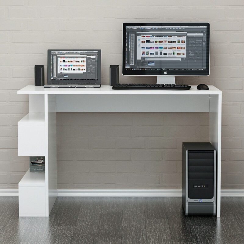 مكتب لون أبيض - OFF.4