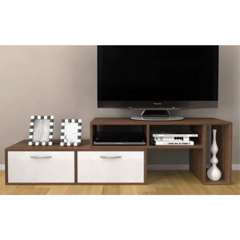 وحدة تلفزيون أبيض و بني - tv307