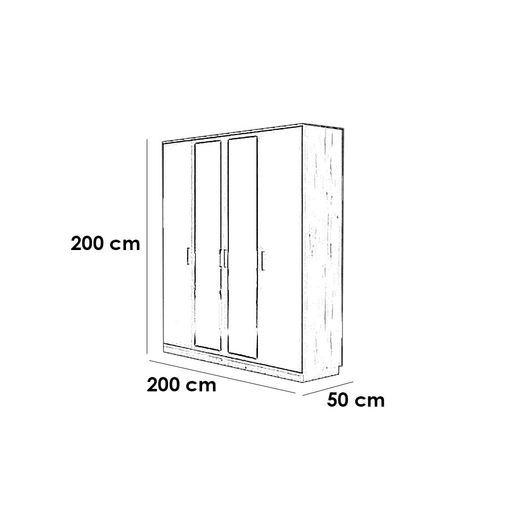 غرفة نوم 4 قطع - MB640 - الصورة 3